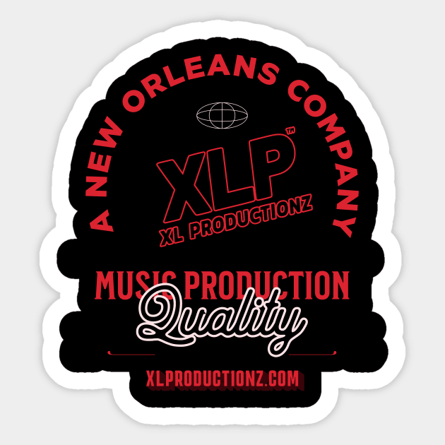 XL PRODUCTIONZ A NEW ORLEANS CO Sticker by XLP Distribution